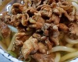 豚肉で肉うどん作り方4写真