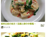 給料日前の味方！豆腐と卵の中華風煮込み作り方12写真