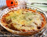 スパイシーミートソースのかぼちゃグラタン作り方9写真