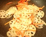 副菜に♪簡単シャキシャキ蓮根のきんぴら作り方3写真