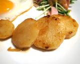 超簡単！バターと焼肉のタレで長芋ステーキ作り方2写真