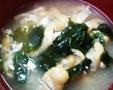 小松菜とたまごの味噌汁作り方2写真