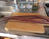 道の駅どうし~芋がらの酢の物~作り方1写真
