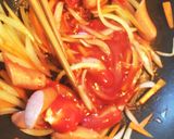スキレットで！熱々ナポリタン作り方3写真
