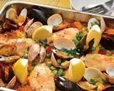 スペイン食堂の魚介と鶏肉のパエリア作り方6写真