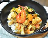 きのこ入り海鮮中華丼作り方12写真