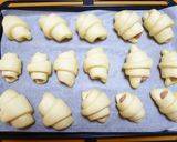朝食ランチ♪簡単成形ウインナーロールパン作り方10写真