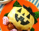 ハロウィンカボチャのオムライス作り方7写真