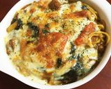 残りカレーリメイク♡焼きカレーパスタ♡作り方6写真