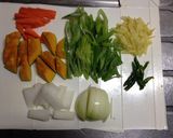 カボチャが美味しいチゲ気分鍋作り方3写真