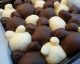 黒白ちぎりパン作り方11写真