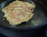 久慈の砂鉄鍋でフワフワお好み焼き作り方8写真