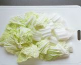 レンジで簡単☆厚揚げと白菜のそぼろあん。作り方1写真