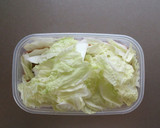 レンジで簡単☆厚揚げと白菜のそぼろあん。作り方5写真