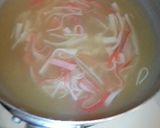 チンゲン菜のカニ餡掛け風♪作り方4写真