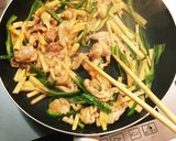 熟れすぎた柿で作る!陽泉酒家の青椒肉絲作り方9写真