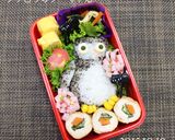 フクロウ キャラ弁作り方4写真