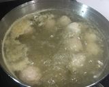 豆腐と鳥団子とえのきの生姜スープ作り方2写真