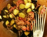 茄子と牛肉の炒め煮☺作り方3写真