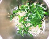 簡単5分でおつまみ＊ニラもやしのゴマ和え作り方8写真