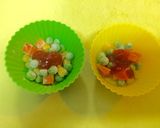 お弁当用に…レンジで作るカップオムレツ作り方1写真