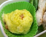 お弁当用に…レンジで作るカップオムレツ作り方5写真