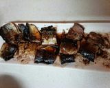 サンマのバルサミコ丼(ノンオイル)作り方1写真