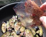 茄子と茗荷のおかかぽん酢炒め作り方5写真