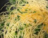 かつお節たっぷりでカイワレと卵のパスタ作り方5写真