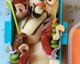 オラフ弁当作り方4写真