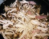 里の秋♪きのこのパスタ作り方3写真