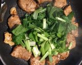 豚肉と小松菜の醤油炒め作り方3写真