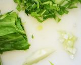 葉を茹でない＊あんかけロールキャベツ作り方2写真