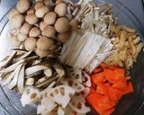“給食の”きのこ汁作り方1写真
