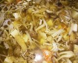 “給食の”きのこ汁作り方3写真