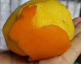 柿ウサギ(ﾉ´∀｀*)フルーツでもアート作り方12写真