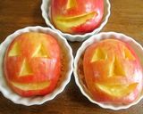 ハロウィンに☆焼きりんごおばけ作り方3写真