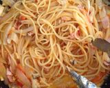 コクとスパイス広がる！アマトリチャーナ作り方5写真