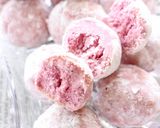 簡単♫薄紫色✿紫芋のスノーボールクッキー作り方9写真
