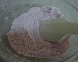簡単♫薄紫色✿紫芋のスノーボールクッキー作り方2写真