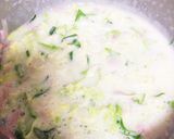 余ったおかゆでもんじゃ焼き♬作り方2写真