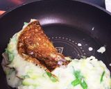 余ったおかゆでもんじゃ焼き♬作り方4写真