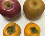 林檎&梨&柿の皮剥き〜(o˘◡˘o)♡作り方1写真