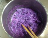 さつまいも（紫芋）のアイスクリーム作り方4写真