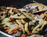 ヒジキと蓮根の煮物作り方3写真