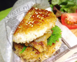 簡単！秋の味覚和風さんまバーガー作り方10写真