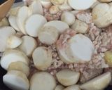 里芋と鶏そぼろの豆乳煮♡作り方2写真