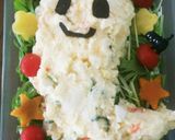 ハロウィンおばけのカラフルポテトサラダ作り方3写真