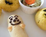 ハロウィンに♪ミルクパンでゴーストパン作り方8写真