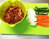 ご飯がススム☆韓国風☆豚焼肉♫作り方1写真